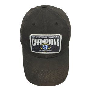 Alabama 2021 SEC Football Championship Champions Tuck Strap Cap Trucker Hat